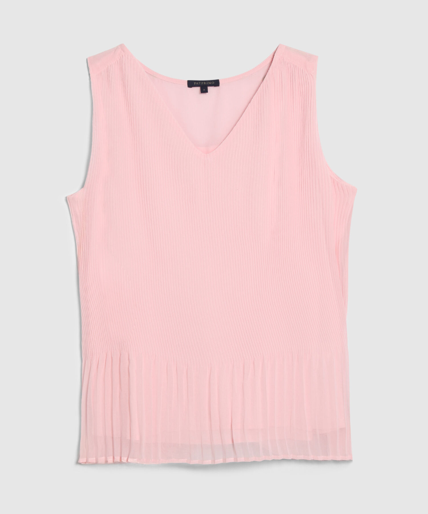 Blusa Plisada Manga Sisa