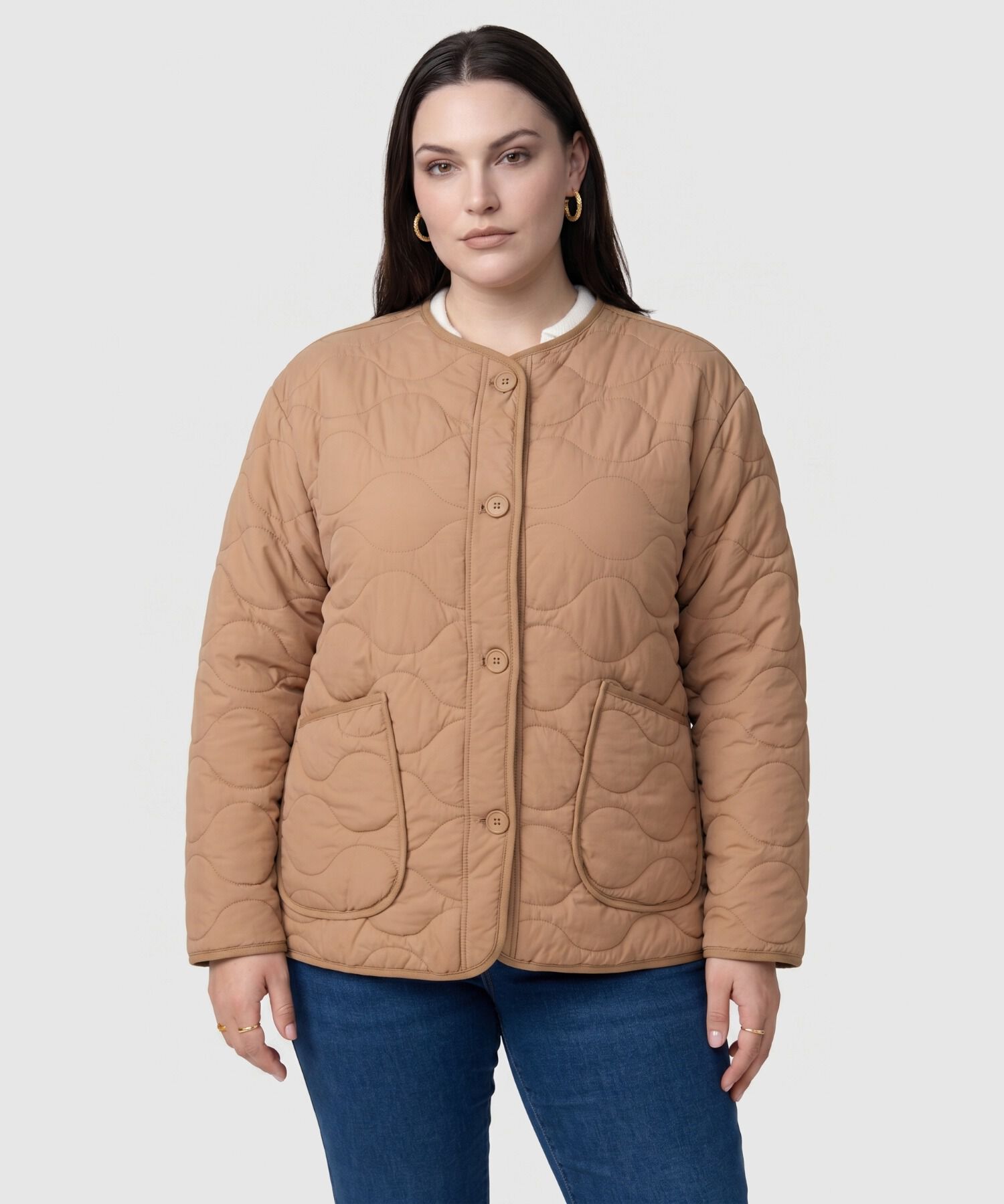 Chaqueta Acolchada Ligera Mujer Curvy
