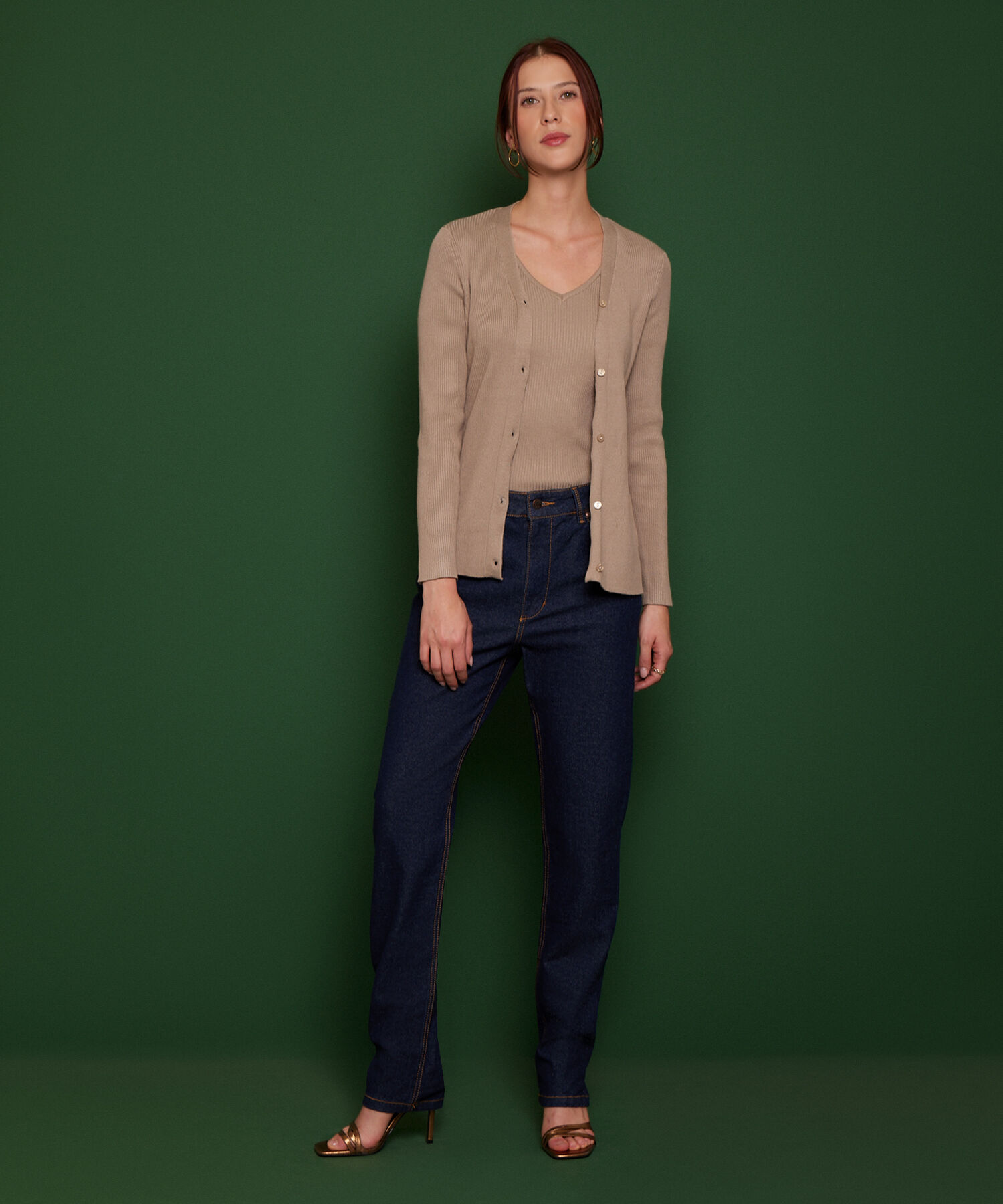 Saco Abierto Con Camisilla Interna