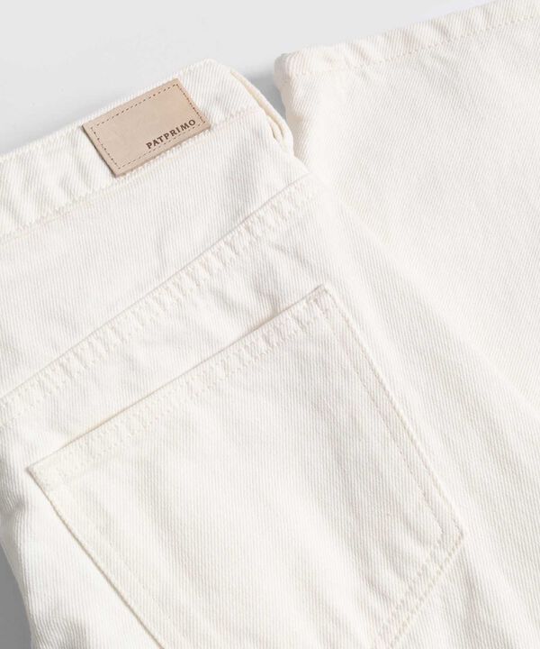 Jean Mom con Bordados Calados para Mujer image number null