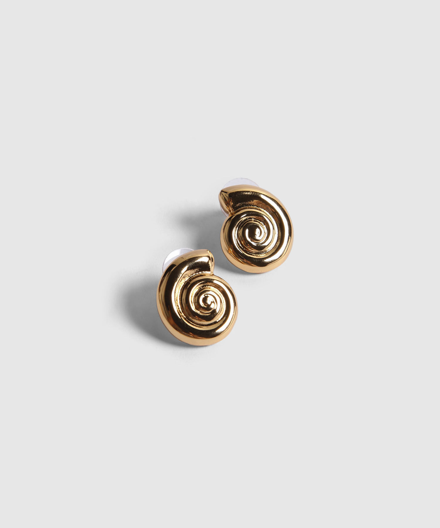 Aretes en Espiral Dorados