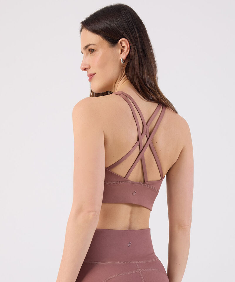 Top Espalda Cruzada Soporte Medio