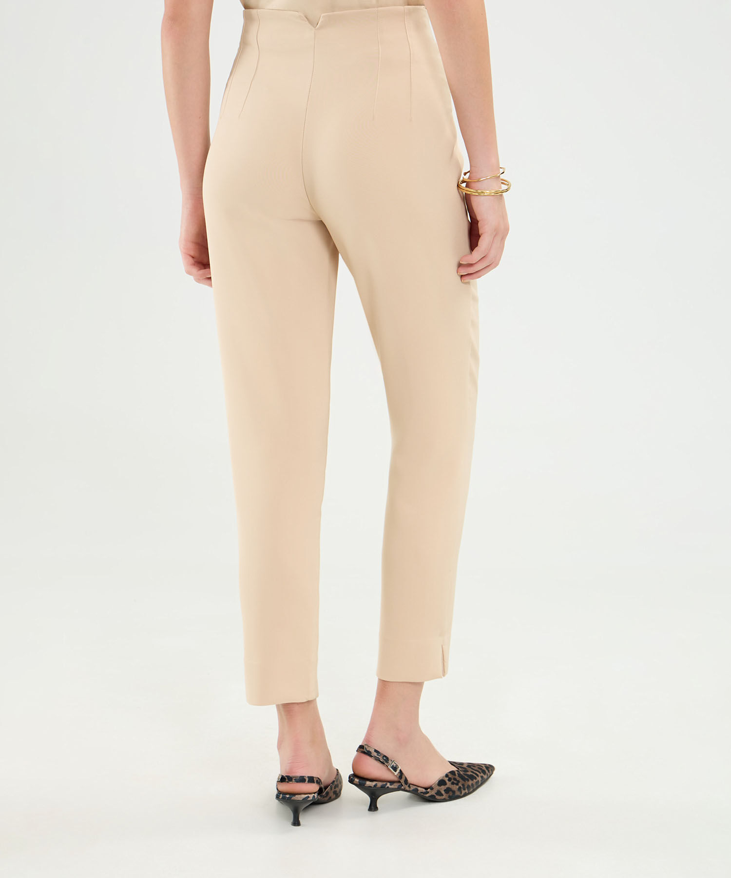 Pantalon Tiro Alto Para Mujer