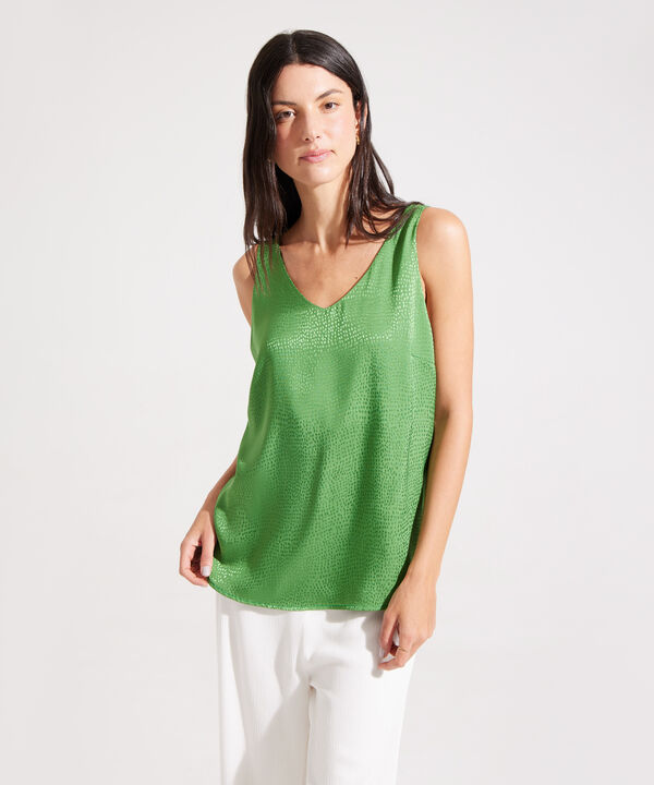 Blusa Tiras Unicolor