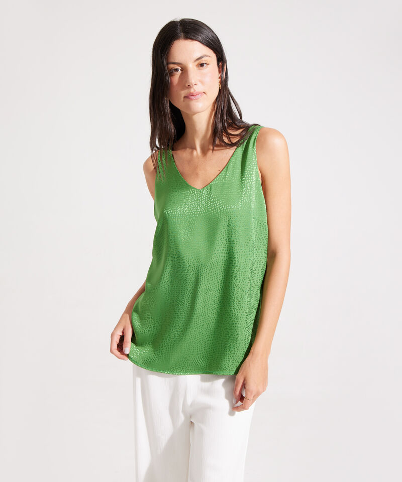 Blusa Tiras Unicolor