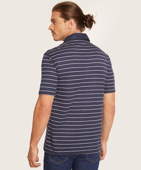Polo Cuello Duro  Preteñido Bicolor
