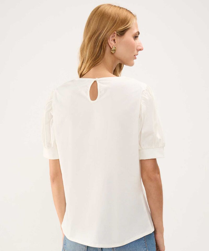 Blusa Manga Globo
