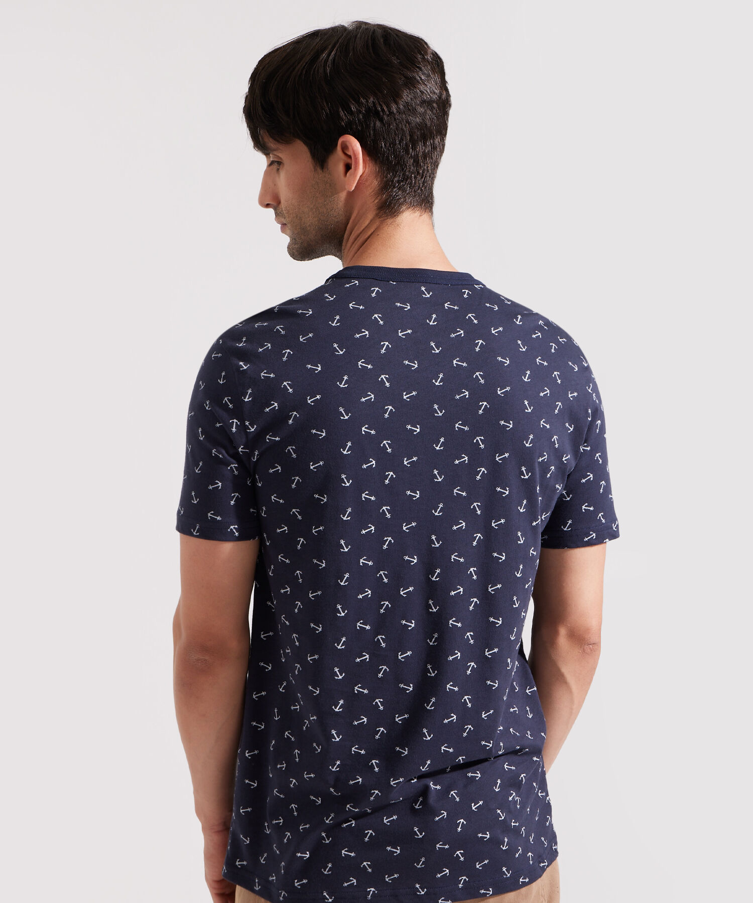 Camiseta Manga Corta Cuello Redondo Estampada