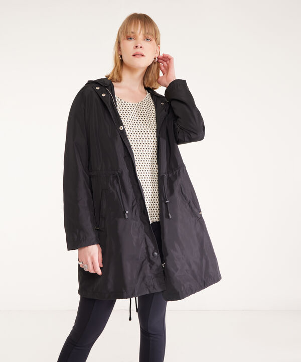 Chaqueta Parka Unicolor