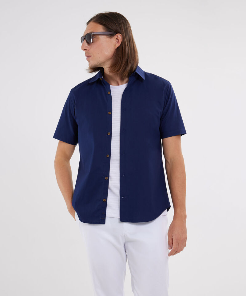 Camisa Manga Corta Unicolor