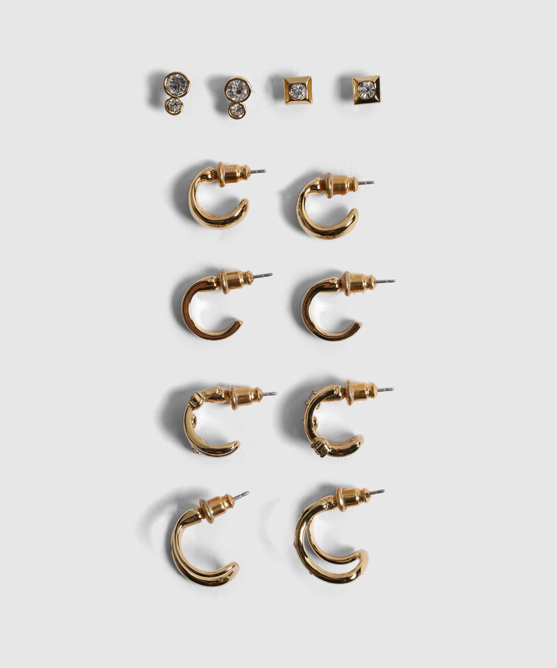 Set x 6 Aretes Dorados