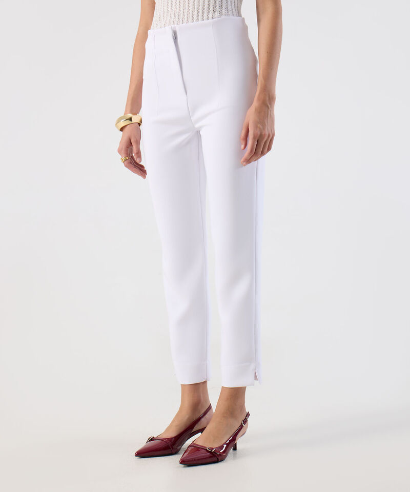 Pantal&oacute;n B&aacute;sico Formal Ajuste Tobillero Para Mujer