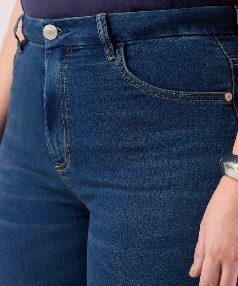 Jean Tiro Alto para Mujer Curvy