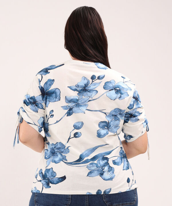 Camiseta Manga Corta Al Codo Estampada