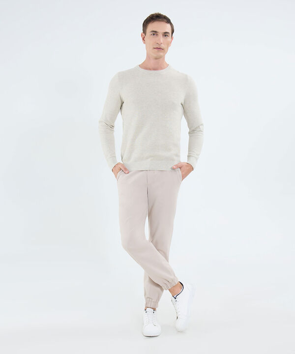 Saco Cuello Redondo Con Coderas Para Hombre image number null