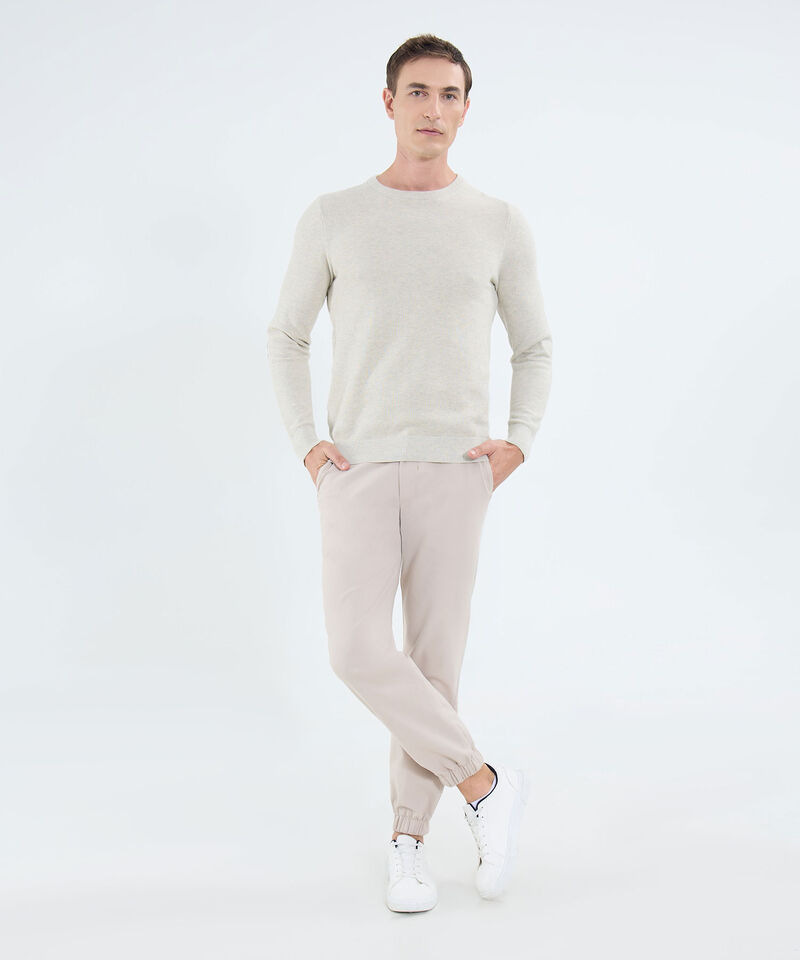 Saco Cuello Redondo Con Coderas Para Hombre