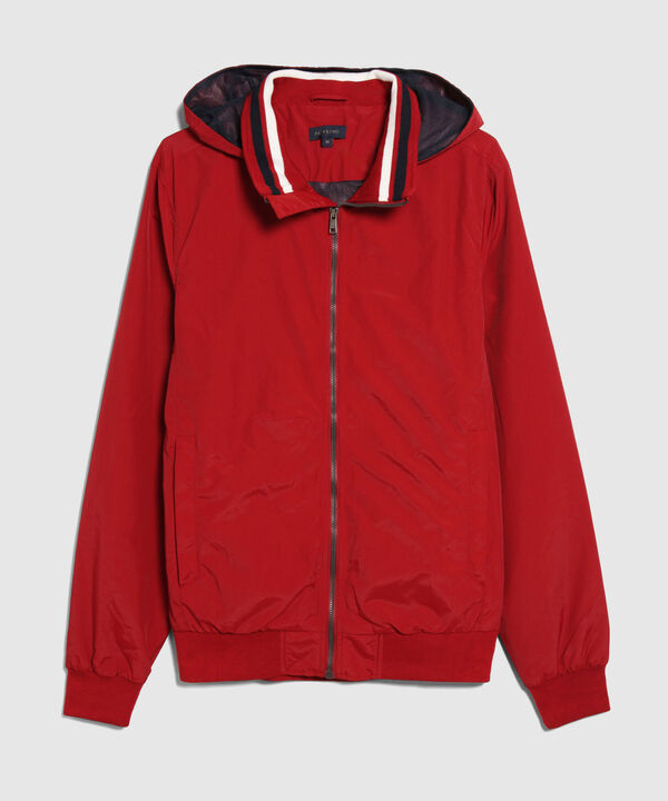 Chaqueta Casual Con Capota