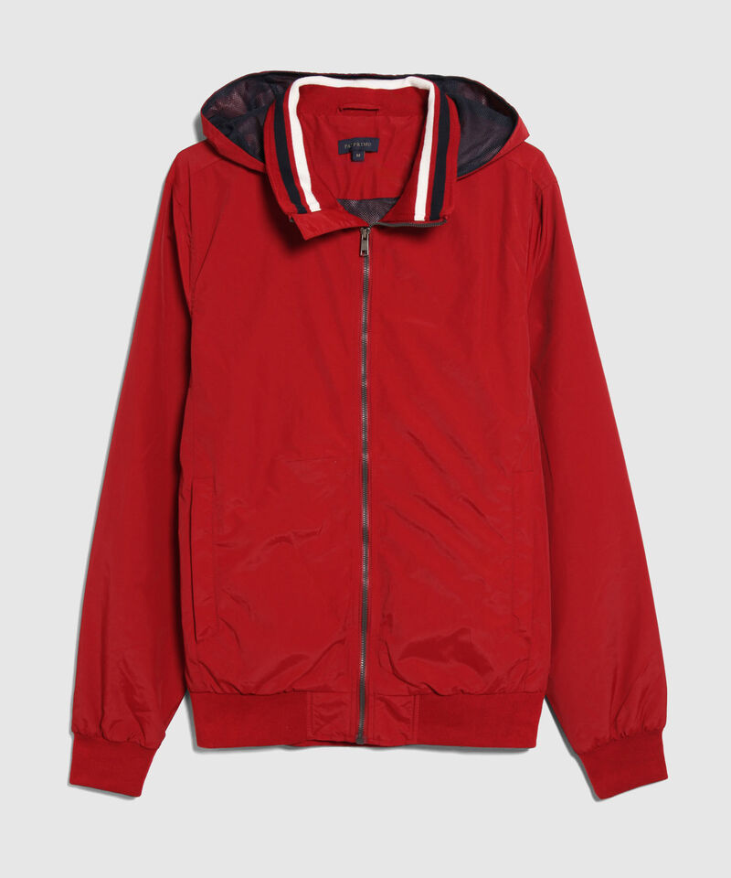 Chaqueta Casual Con Capota