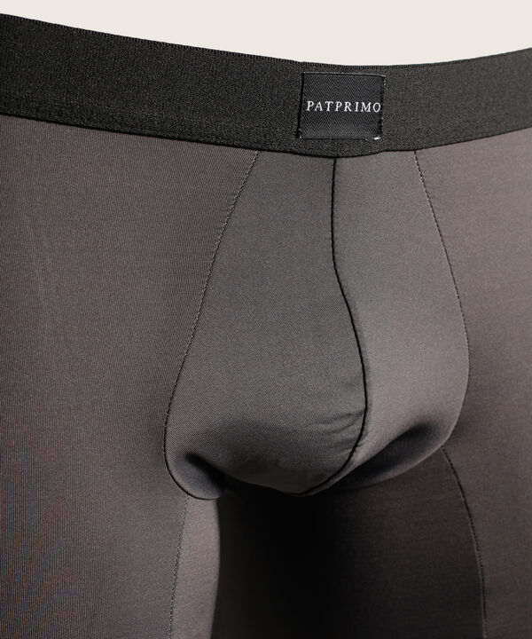Boxer Pack X5 Medio Microfibra Unicolor Con Textura