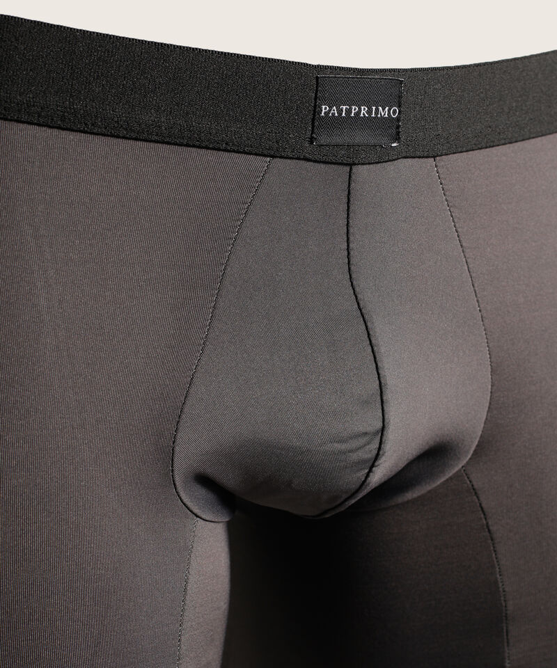Boxer Pack X5 Medio Microfibra Unicolor Con Textura