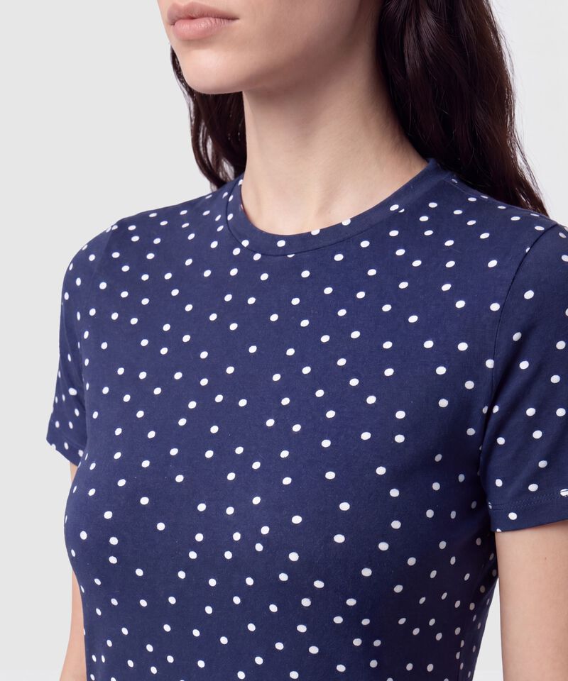 Camiseta Manga Corta Ajustada Mujer