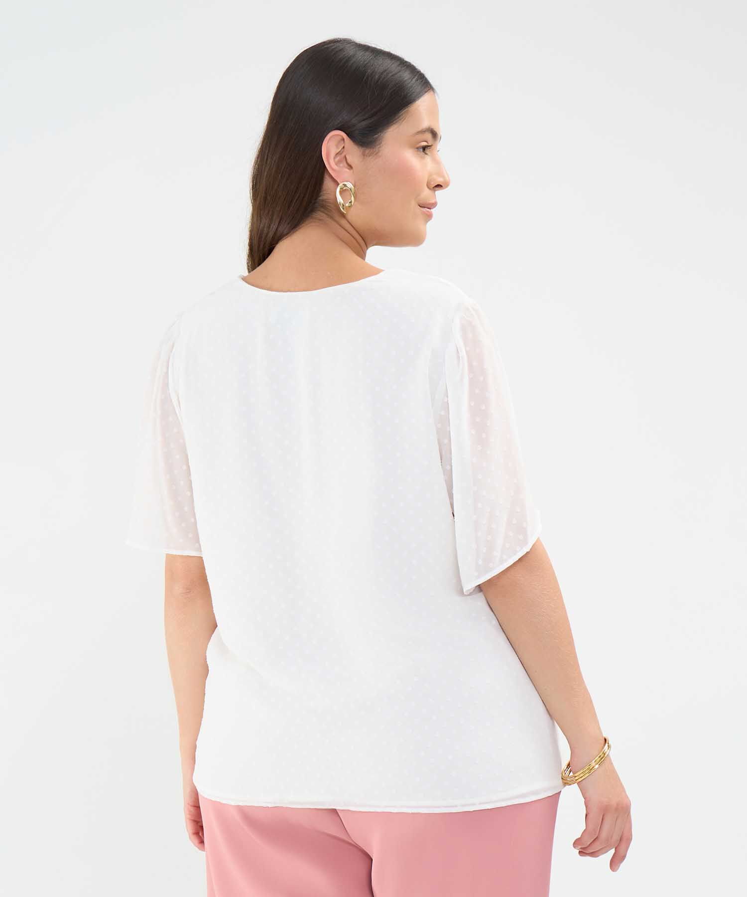 Blusa Escote en V