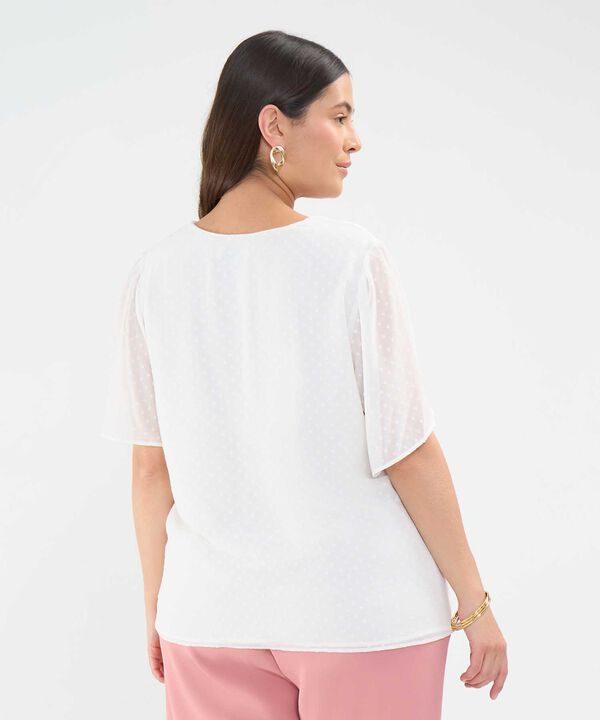 Blusa Escote en V