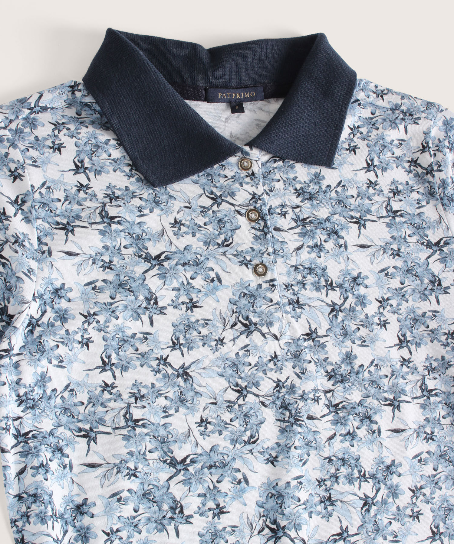 Polo Estampado Manga Corta