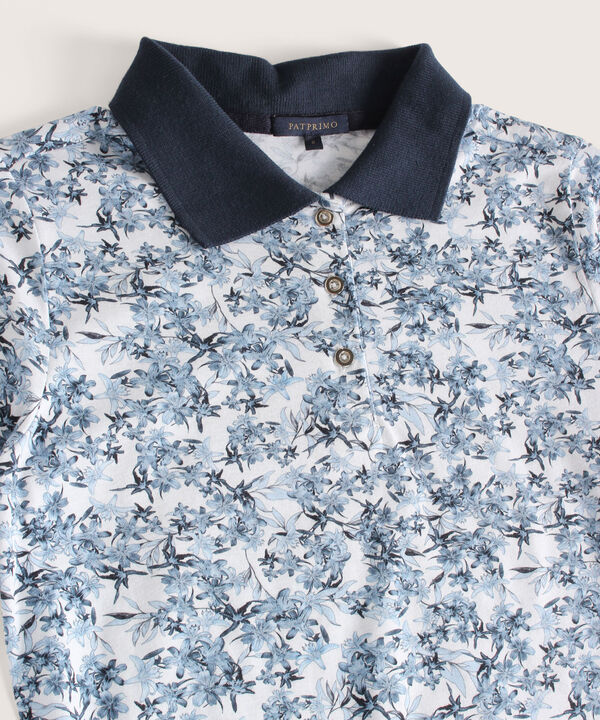 Polo Estampado Manga Corta