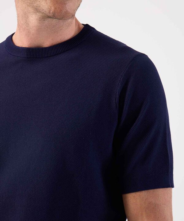 Camiseta de Punto Fino para Hombre Manga Corta image number null