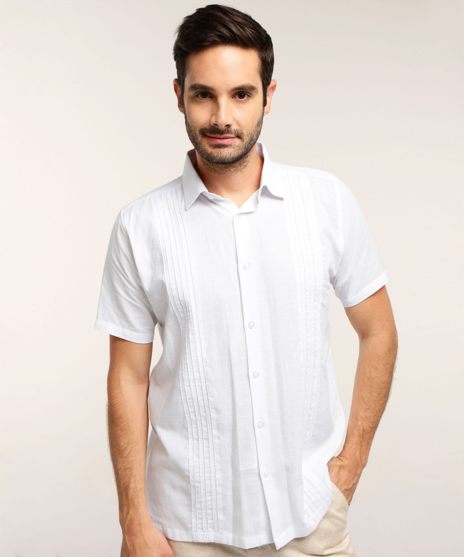 Camisa Guayabera Hombre M/C