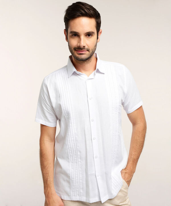 Camisa Guayabera Hombre M/C