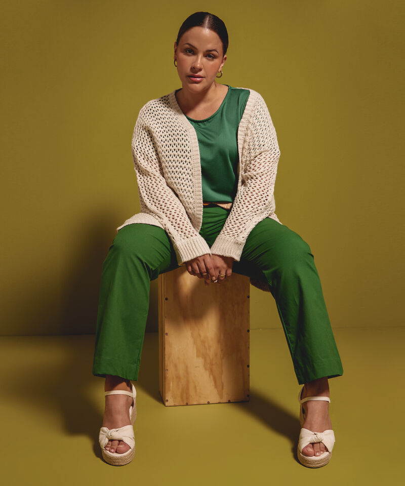 Pantalón Capri con Cinturón