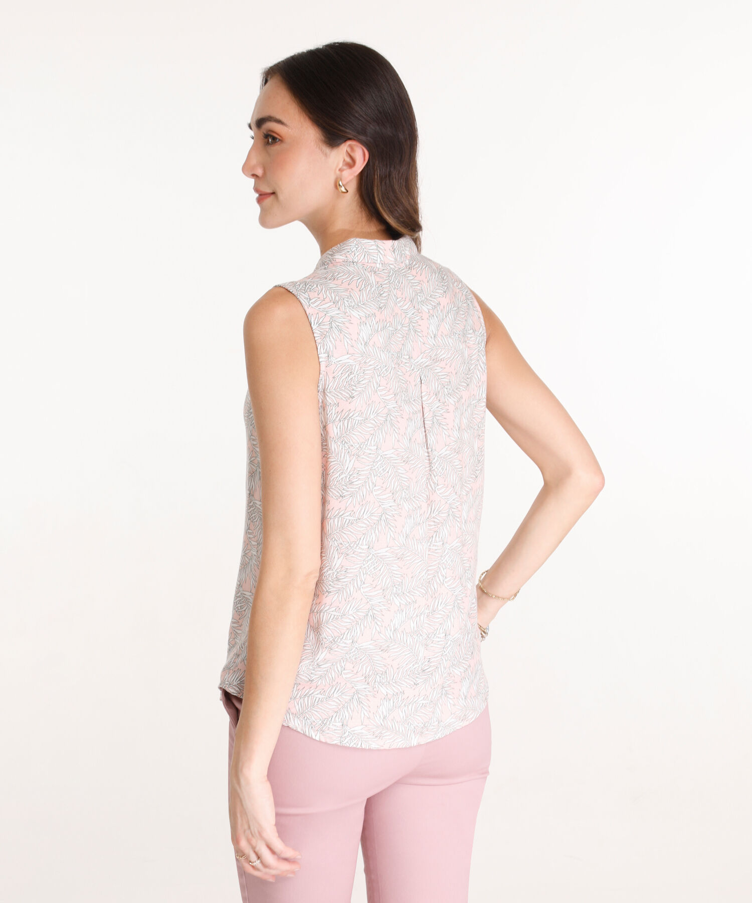 Camisa Manga Sisa Estampada