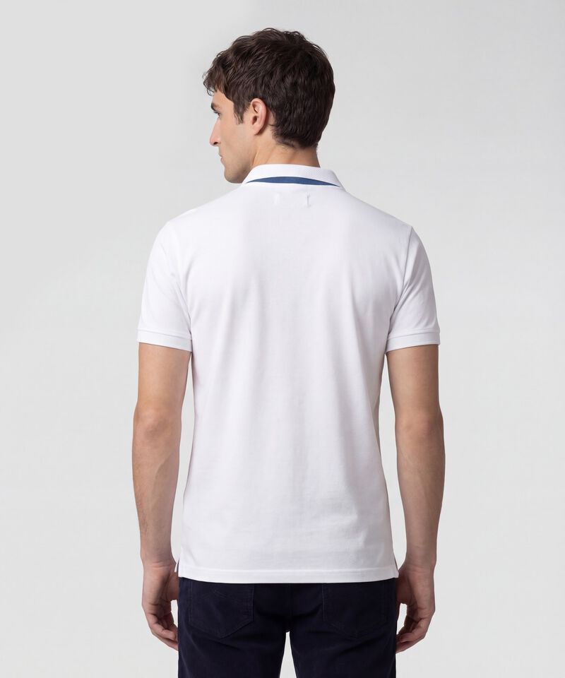 Polo Hombre con Cuello a Contraste