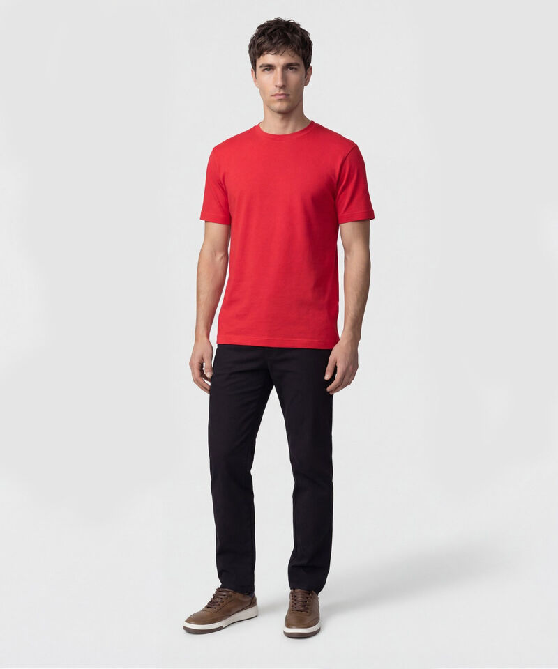Camiseta Regular Fit Unicolor Para Hombre