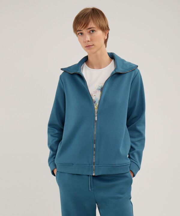 Sudadera Tres Piezas Chaqueta Unicolor Camiseta Manga Corta Con Screen