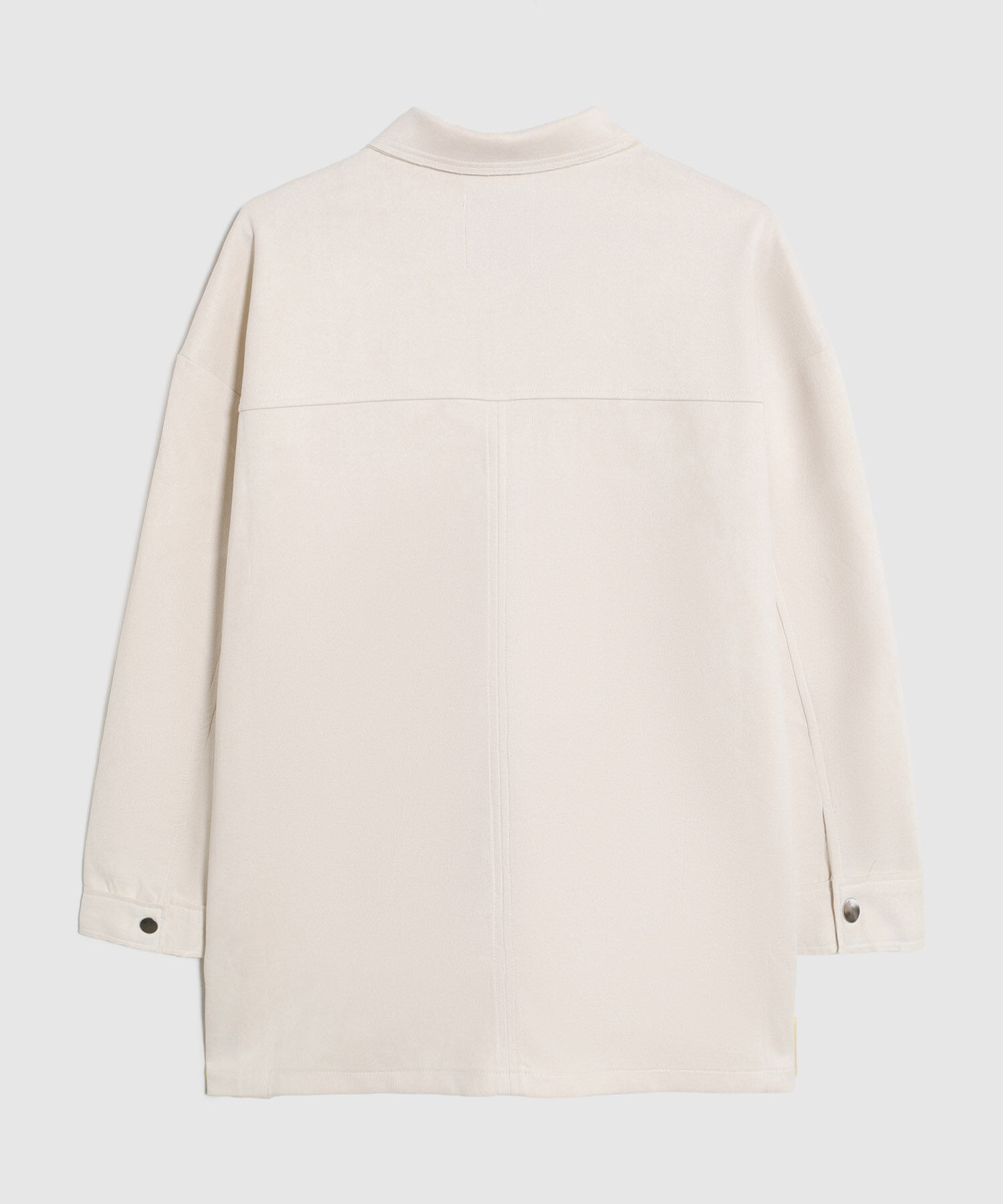 Chaqueta Tipo Sobrecamisa Con Bolsillos Mujer Curvy