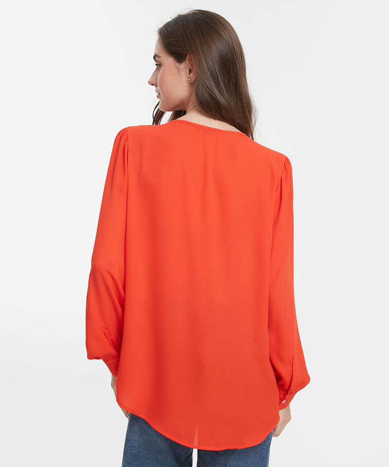 Camisa Unicolor, Manga Larga