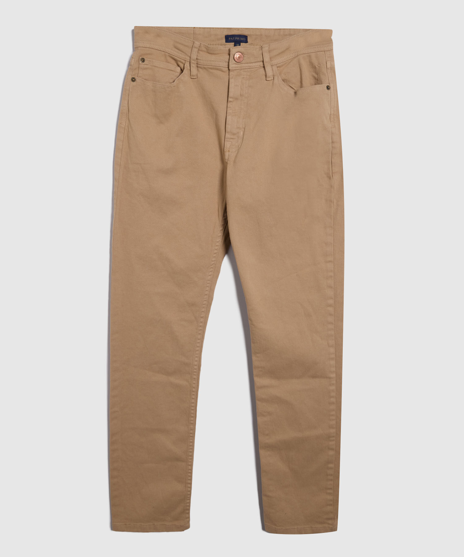 Pantalón Cinco Bolsillos Color Beige