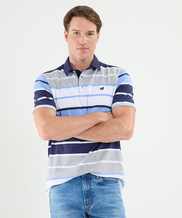 Polo Cuello Máquina Preteñida Sin Bolsillo Para Hombre image number null