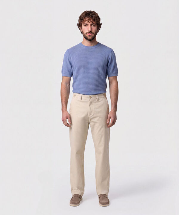 Pantal&oacute;n Chino Regular Fit Para Hombre