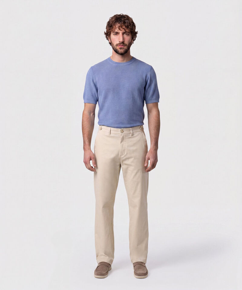 Pantal&oacute;n Chino Regular Fit Para Hombre