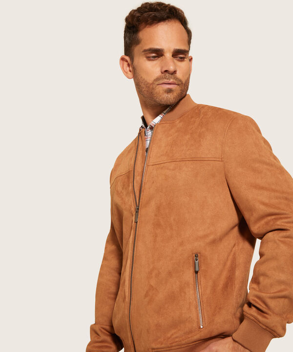 Chaqueta Tipo Bomber Con Bolsillos image number null