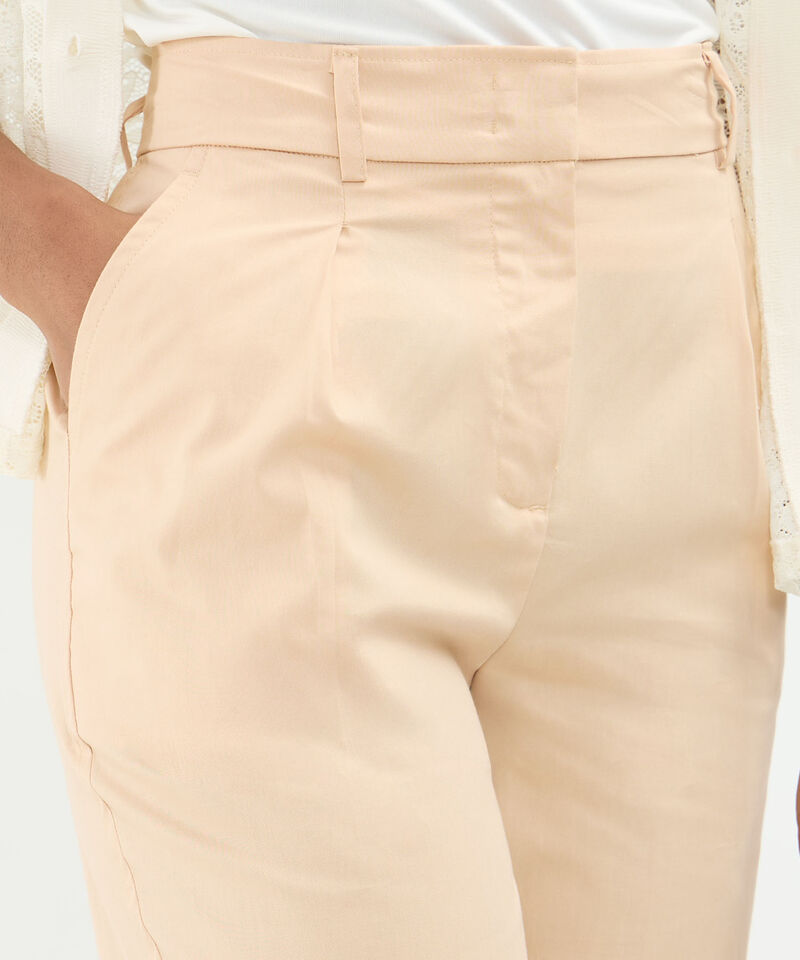 Pantalon Recto, Pretina Resortada En Posterior
