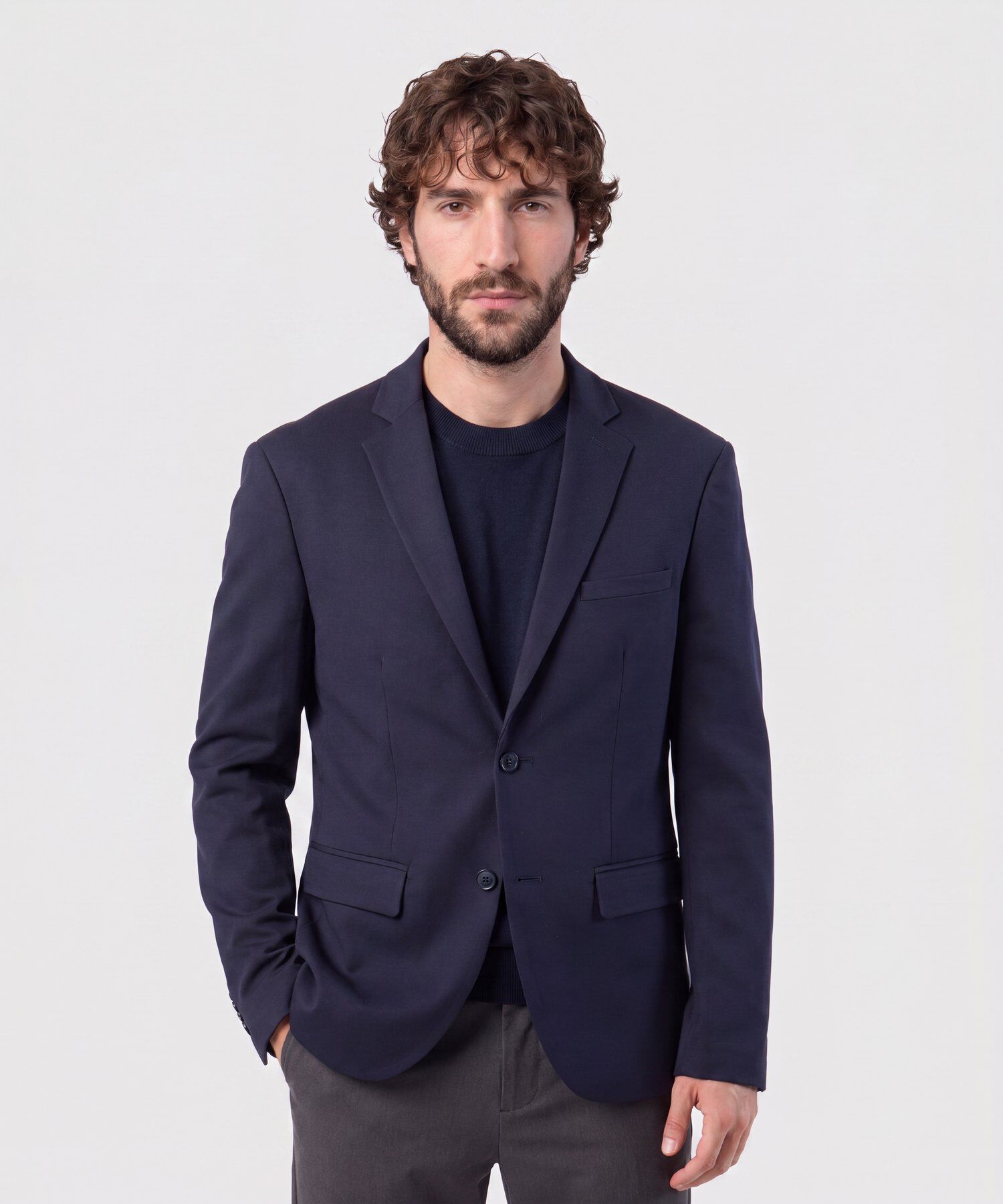 Blazer Estructurado Formal Para Hombre