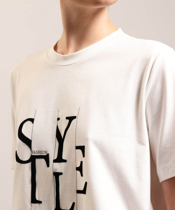 Camiseta Estampada Cuello Redondo Para Mujer