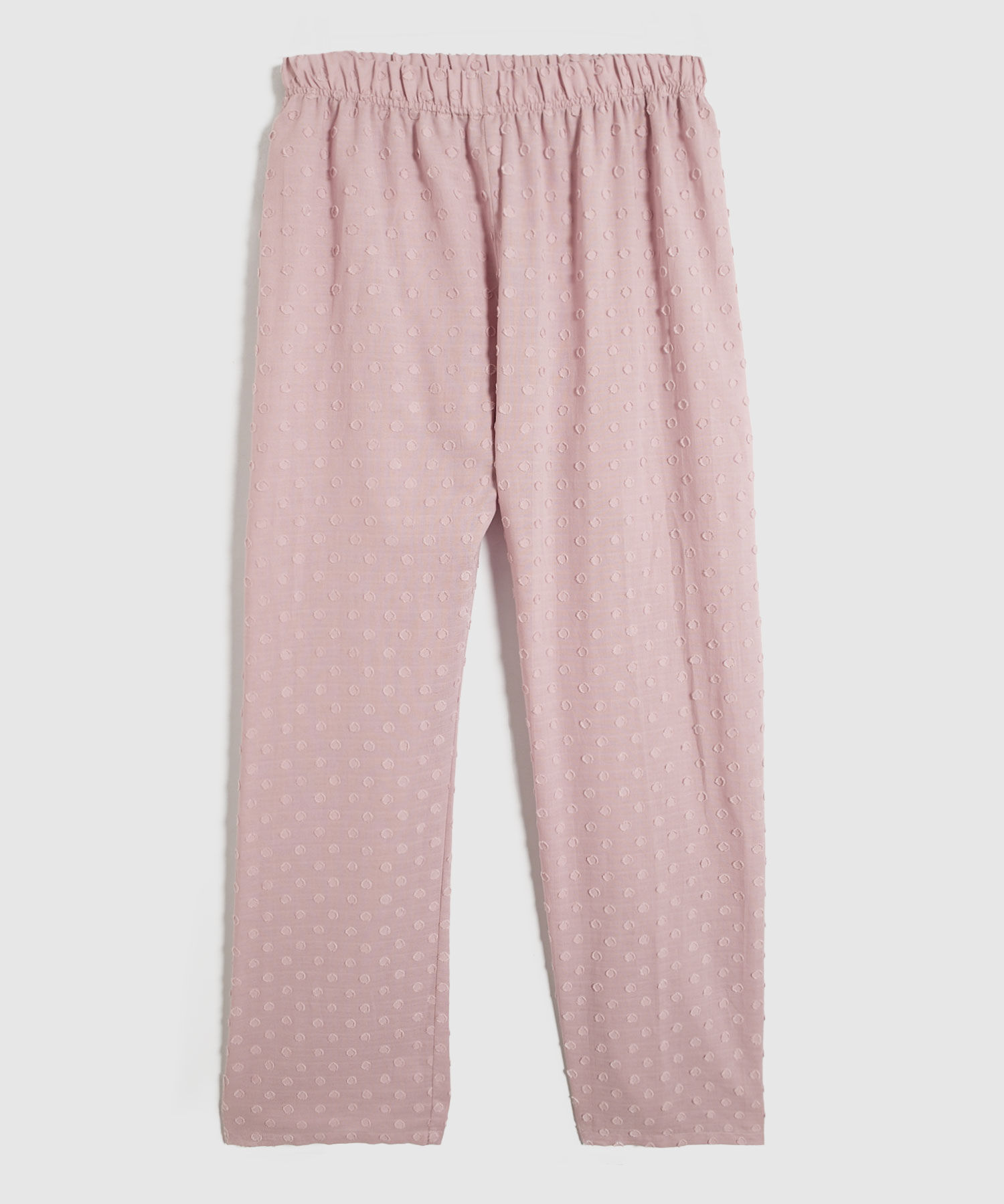 Conjunto Pijama Manga Corta, Pantalon Largo Cuello Resort Para Mujer