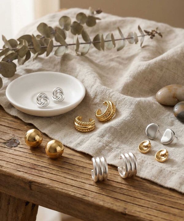 Set X6 Pares De Aretes De Moda Para Mujer