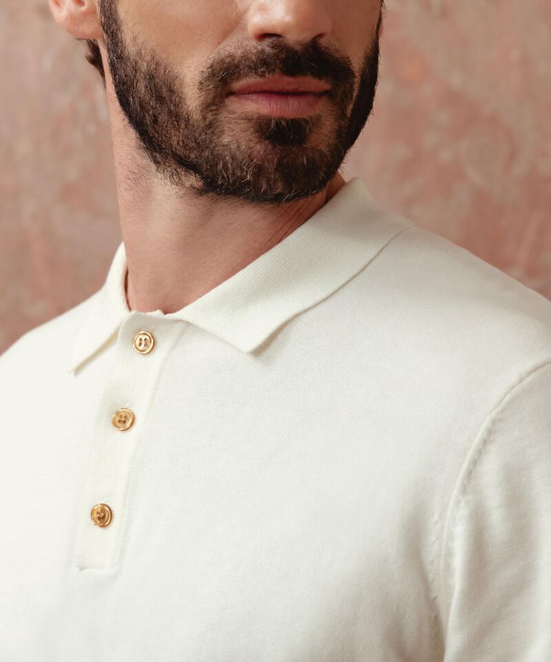 Polo De Punto Manga Corta Estilo Clásico Para Hombre